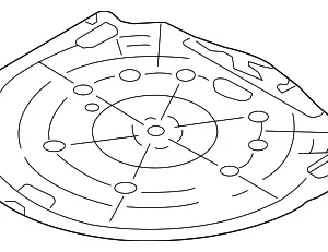 Spare Tire Panel - Mazda (GM9A-68-83XC)