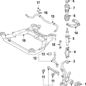 Control Arm Bushing - Mazda (GR1A-34-470)