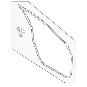 Surround Weather-Strip - Mazda (KMV6-59-760)