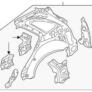 Inner Panel - Mazda (BJ3K-70-11XB)
