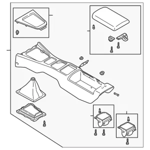 Console Assembly - Mazda (NC72-64-420J-02)