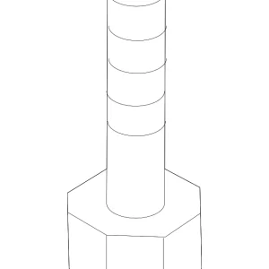 Lower Control Arm Rear Bolt - Mazda (9YA0-2A-228B)