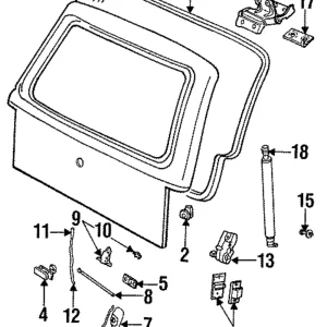 Gate - Mazda (ZZL2-62-020)