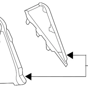 Side Trim - Mazda (D10K-64-23X-02)