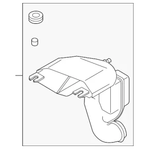 Air Inlet Duct - Mazda (L33D-13-200A)