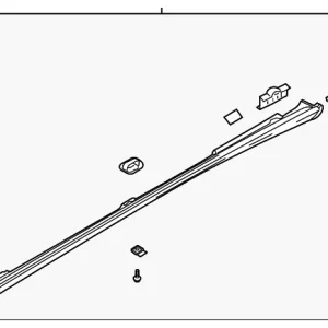 Rocker Molding - Mazda (D10E-51-PL0C)