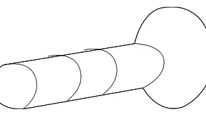Door Check Bolt - Mazda (9946-40-616B)