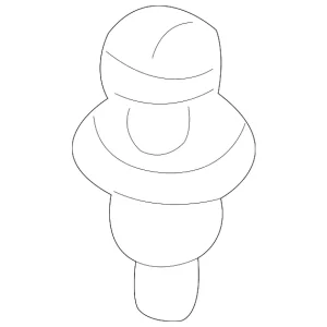 Upper Seal Fastener - Mazda (B26C-56-742)