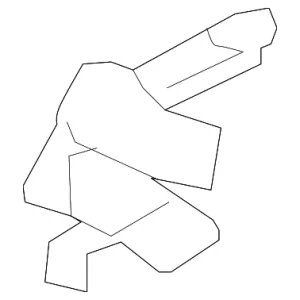Hinge - Mazda (BDGF-57-560B)