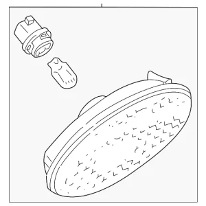 Repeater Lamp - Mazda (B01W-51-120)