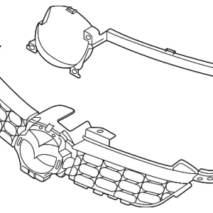 Grille Assembly - Mazda (EG21-50-710D)
