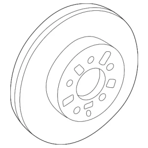 Disc Brake Rotor - Mazda (L12Y-33-25X)