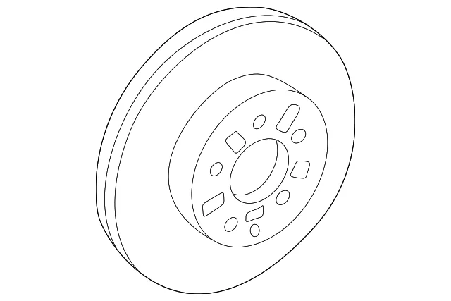 Disc Brake Rotor Front - Mazda (TY01-33-25XA)