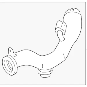Air Inlet Tube - Mazda (ZZC0-13-201)