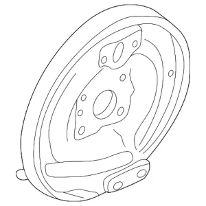 Backing Plate - Mazda (B25D-26-290)