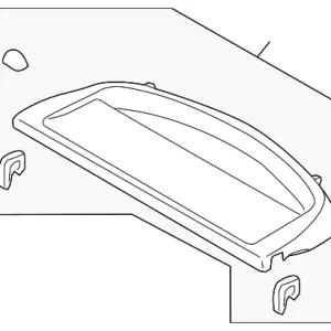 Pkg Tray Trim - Mazda (D651-68-310C-02)