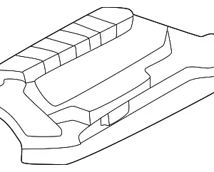 Catalytic Converter Heat Shield - Mazda (PY2C-40-860)