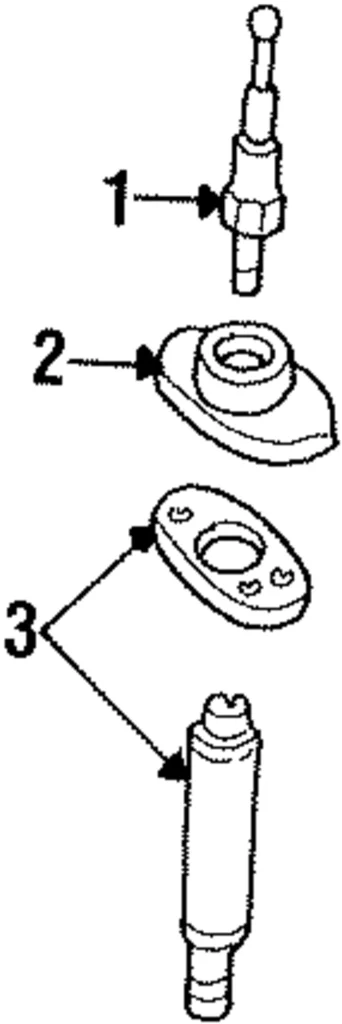 Antenna Mast - Mazda (ZZL1-66-941)