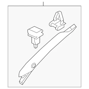 Windshield Pillar Trim - Mazda (N243-68-160C-02)