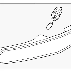 Marker Lamp Assembly - Mazda (FE01-51-5E0D)