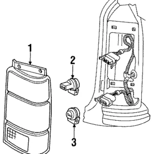 Tail Lamp Assembly - Mazda (ZZL0-51-150B)