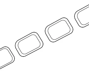 Manifold Gasket - Mazda (PXK7-13-111)