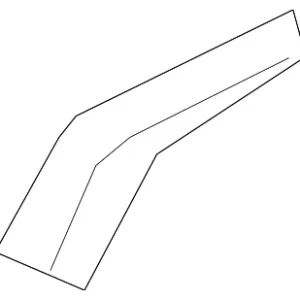 Door Weather-Strip Upper Retainer - Mazda (D10E-72-762)