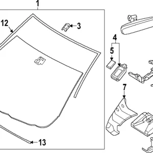 Windshield - Mazda (DGJ2-63-900)