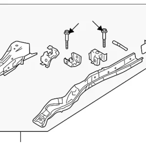Rear Rail Assembly - Mazda (GS3L-53-810D)