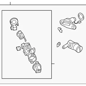 Lock Set - Mazda (FE99-09-010D)