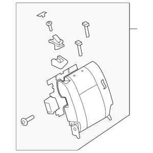 Seat Back Assembly - Mazda (TD74-88-230B-34)