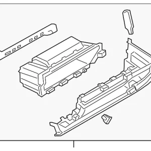 Glove Box Assembly - Mazda (BDGF-64-260B-02)