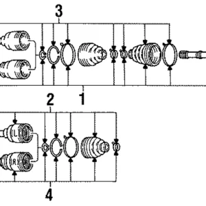Inner Boot - Mazda (F015-22-540)