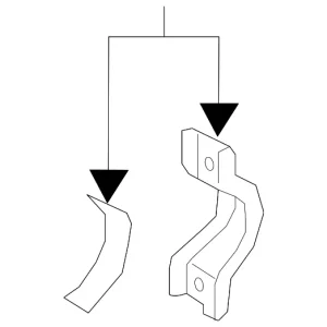 Mount Bracket Clamp - Mazda (G2A1-25-74Z)
