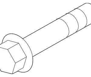 Lower Control Arm Front Bolt - Mazda (9YA0-2A-422)