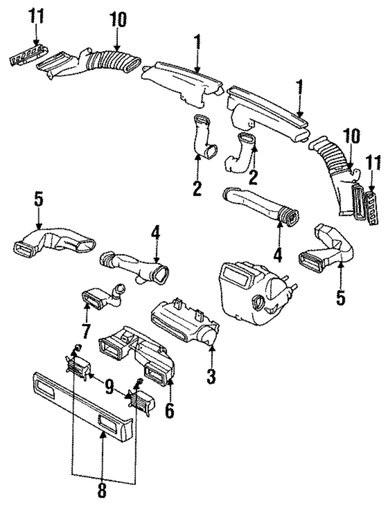 Air Outlet - Mazda (BR70-64-77X)