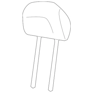 Headrest - Mazda (ZZCA-88-380-04)