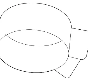 Water Hose Clamp - Mazda (LF4J-15-538)