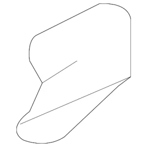 Belt Weather-Strip Protector - Mazda (LC62-50-665)
