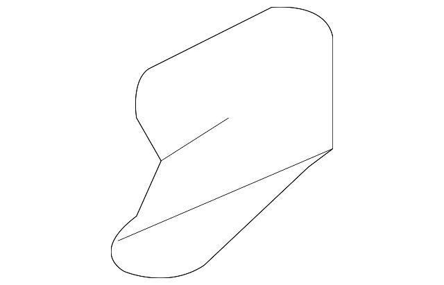 Belt Weather-Strip Protector - Mazda (LC62-50-665)