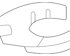Filler Neck Bracket - Mazda (VA45-67-485)