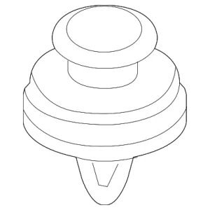 Door Interior Trim Panel Retainer - Mazda (GJ6A-68-AB1)