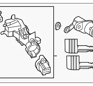 Lock Set - Mazda (EG22-09-010B)