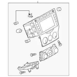 Display Unit - Mazda (FFY0-66-DVXA)