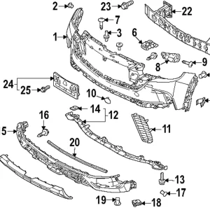 Bumper Cover - Mazda (VA40-50-031B-BB)