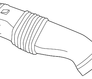 Engine Air Intake Hose - Mazda (LF8J-13-202A)