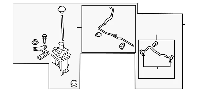 Engine Coolant Reservoir - Mazda (PX4J-15-360B)