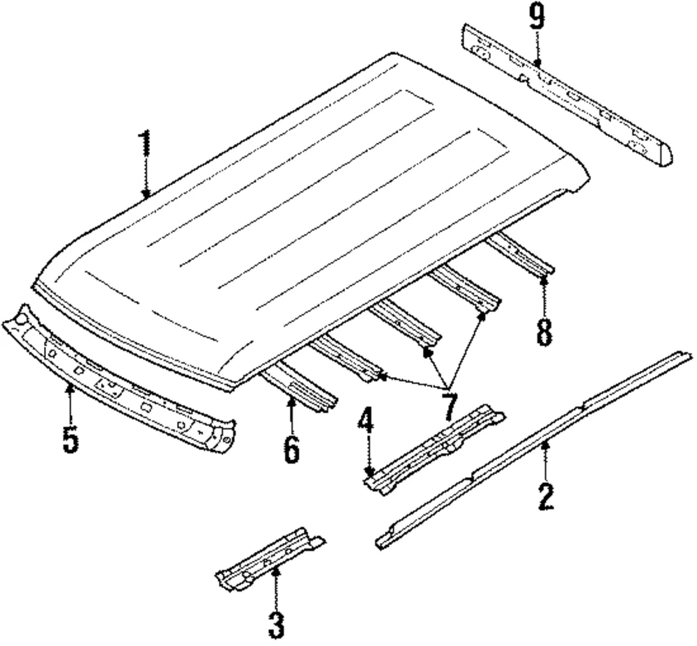 Reinforcement - Mazda (LA01-70-661B)