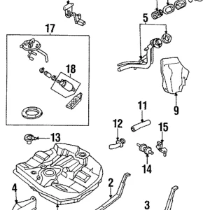 Connector Hose - Mazda (BG1N-42-231B)
