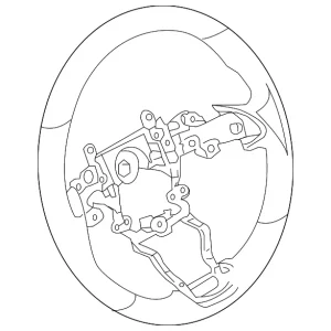 Steering Wheel - Mazda (TC3P-32-98XA-02)